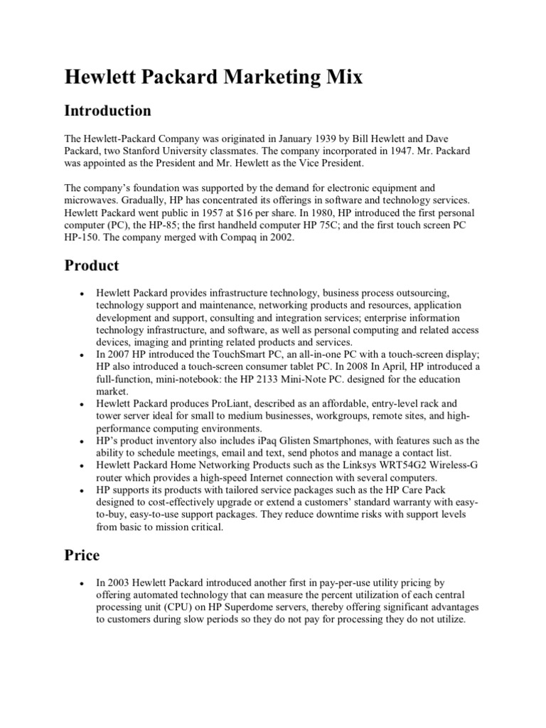 market segmentation of hp laptops marketing mix for buying hp laptop